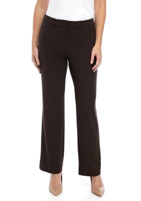 Kim Rogers® Women's No Gap Straight Leg Average Pants | belk