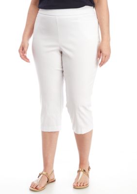 HUE® Women's Ultra Soft Denim High Waist Short Capri Pants | belk