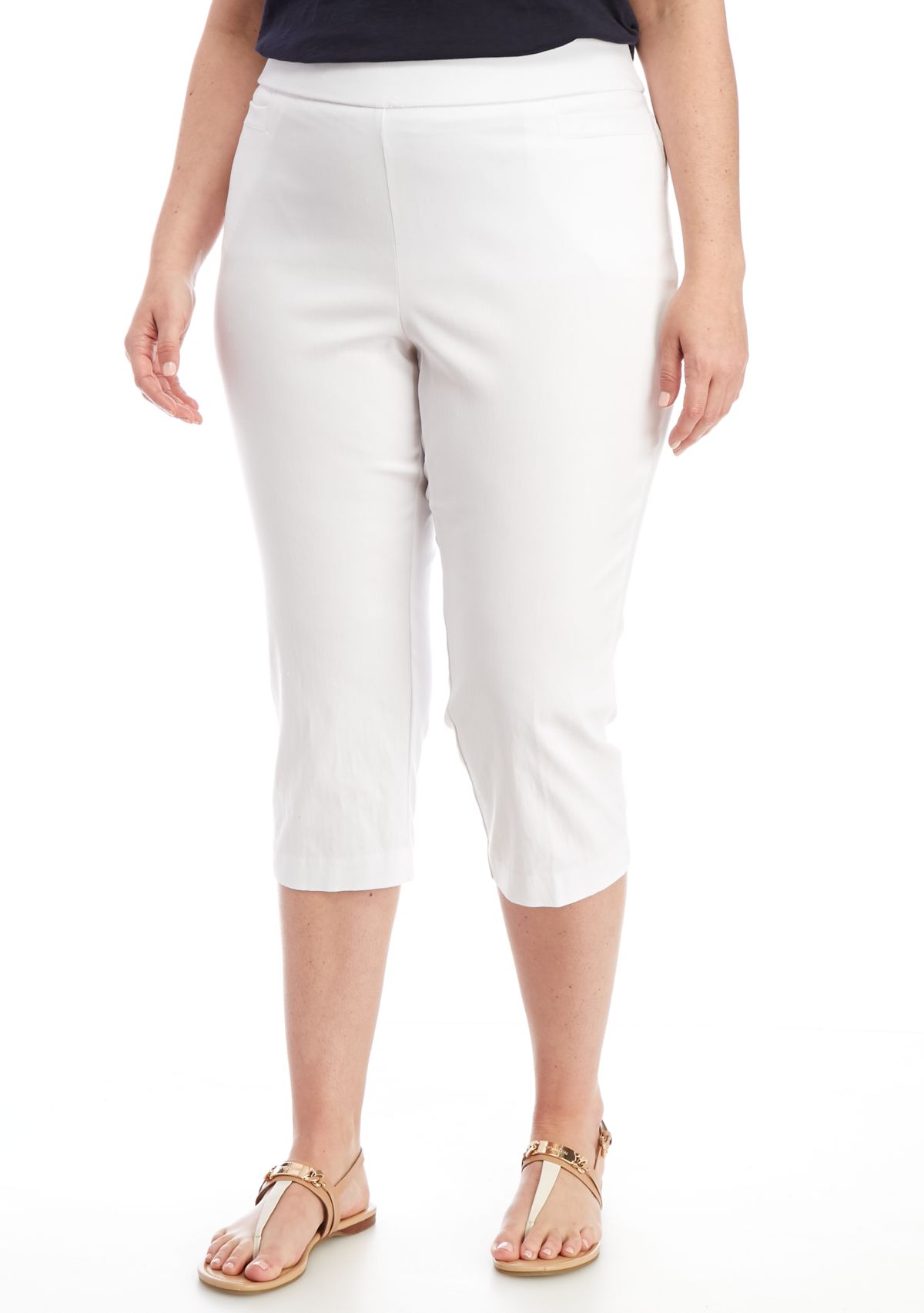 Plus Size Stretch Millen Capri