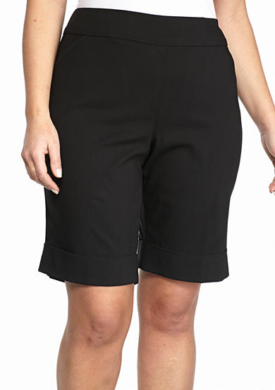 Kim Rogers® Plus Size Super Stretch Shorts - Belk.com