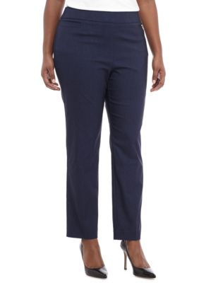 Kim Rogers® Plus Size Solid Dress Pants- Short | belk