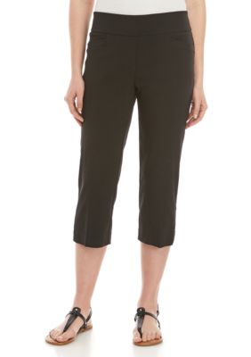 Kim Rogers® Grommet Capri Pants | belk