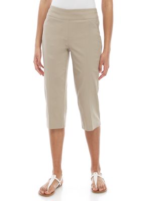 Kim Rogers® Women's Solid Millennium Capris | belk