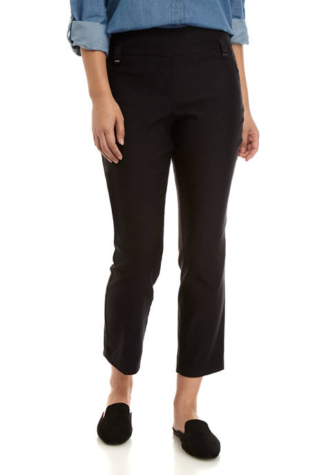 Kim Rogers® Petite Luxe Pull On Straight Leg Pants- Short Inseam | belk