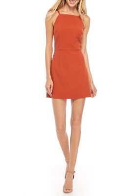 French Connection Women's Whisper Square Neck Mini Dress