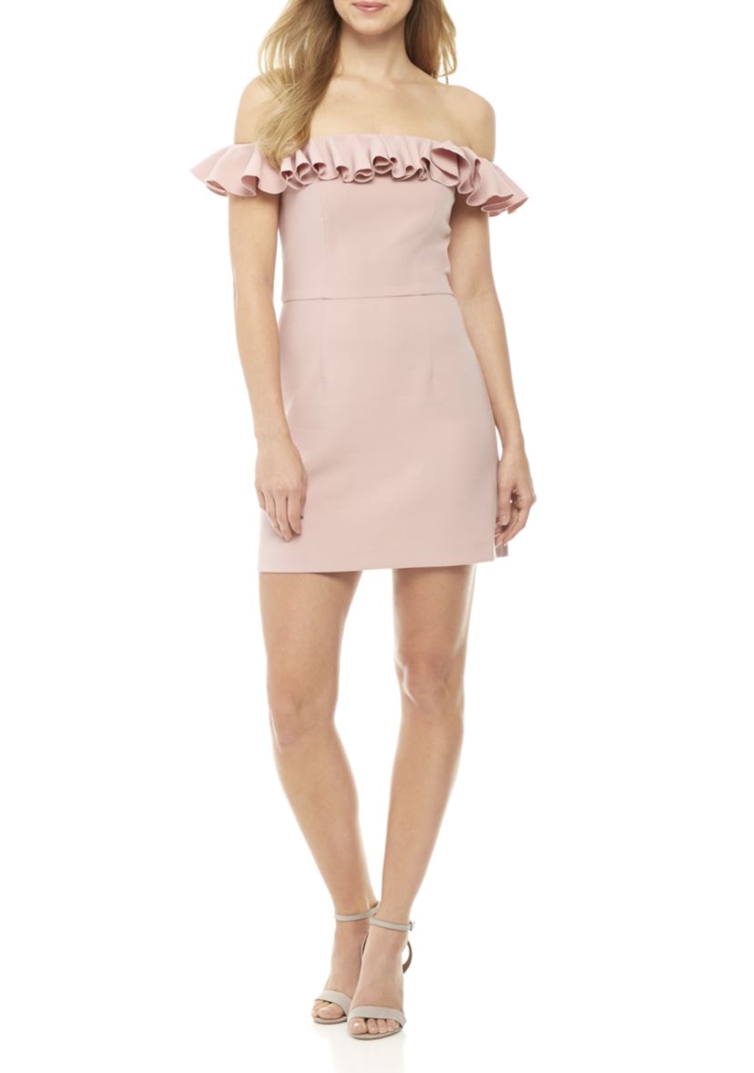 Essential Ruffle Off-the-Shoulder Dress