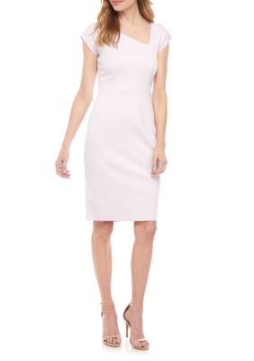French Connection Lula Slash Neck Dress belk