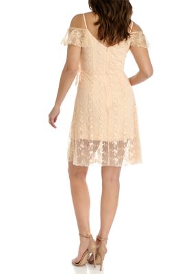 Sleeveless Lace Dress