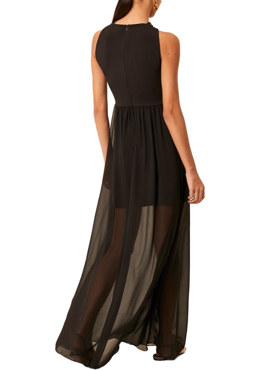 Sleeveless Twisted Halter Neck Maxi Dress
