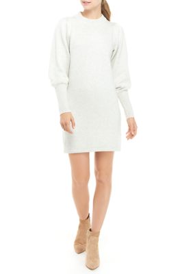 French Connection Puff Sleeve Sweater Dress belk