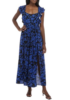 French Connection Floral Drape Maxi Dress | belk