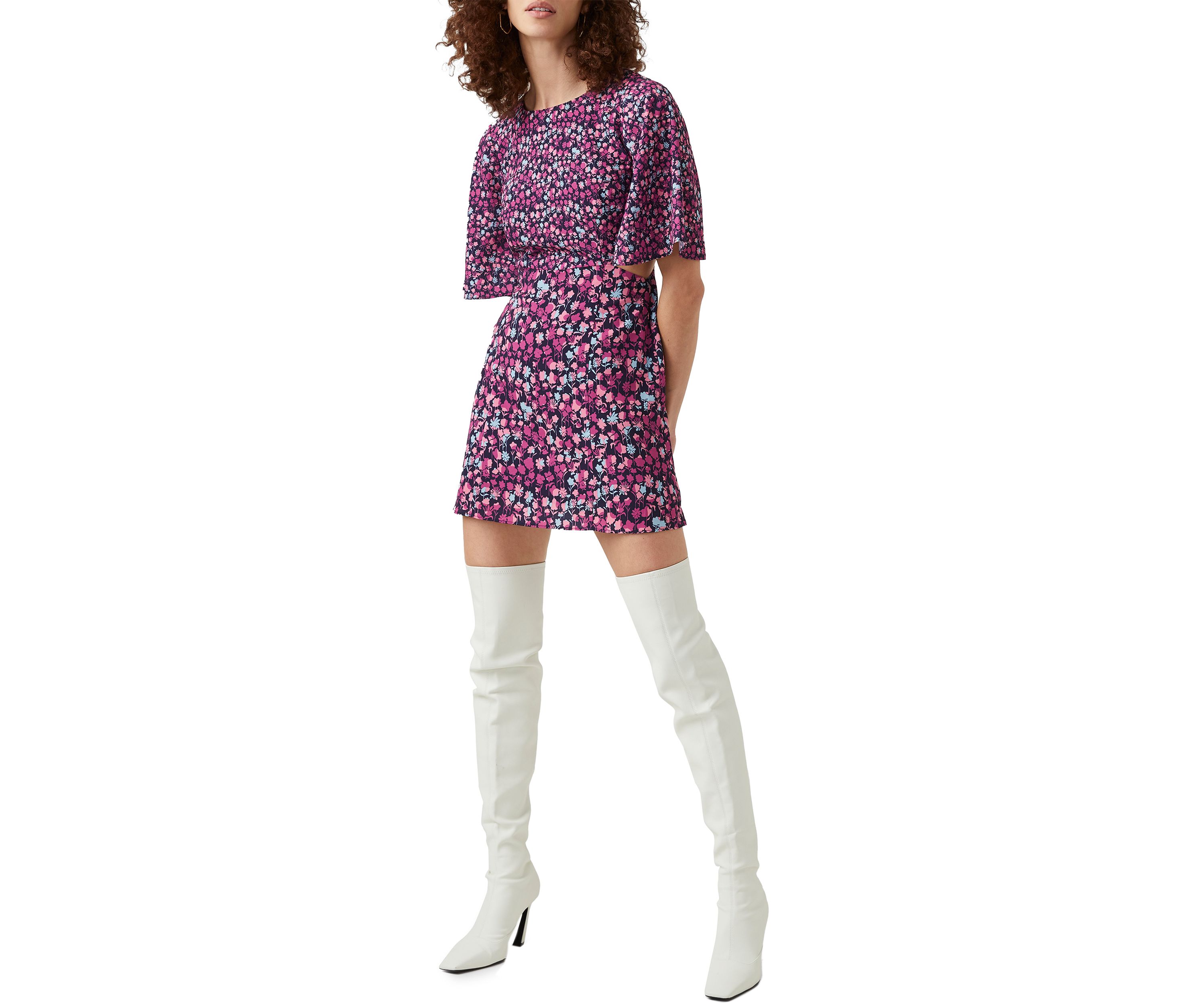 Bethany Verona Crepe Dress