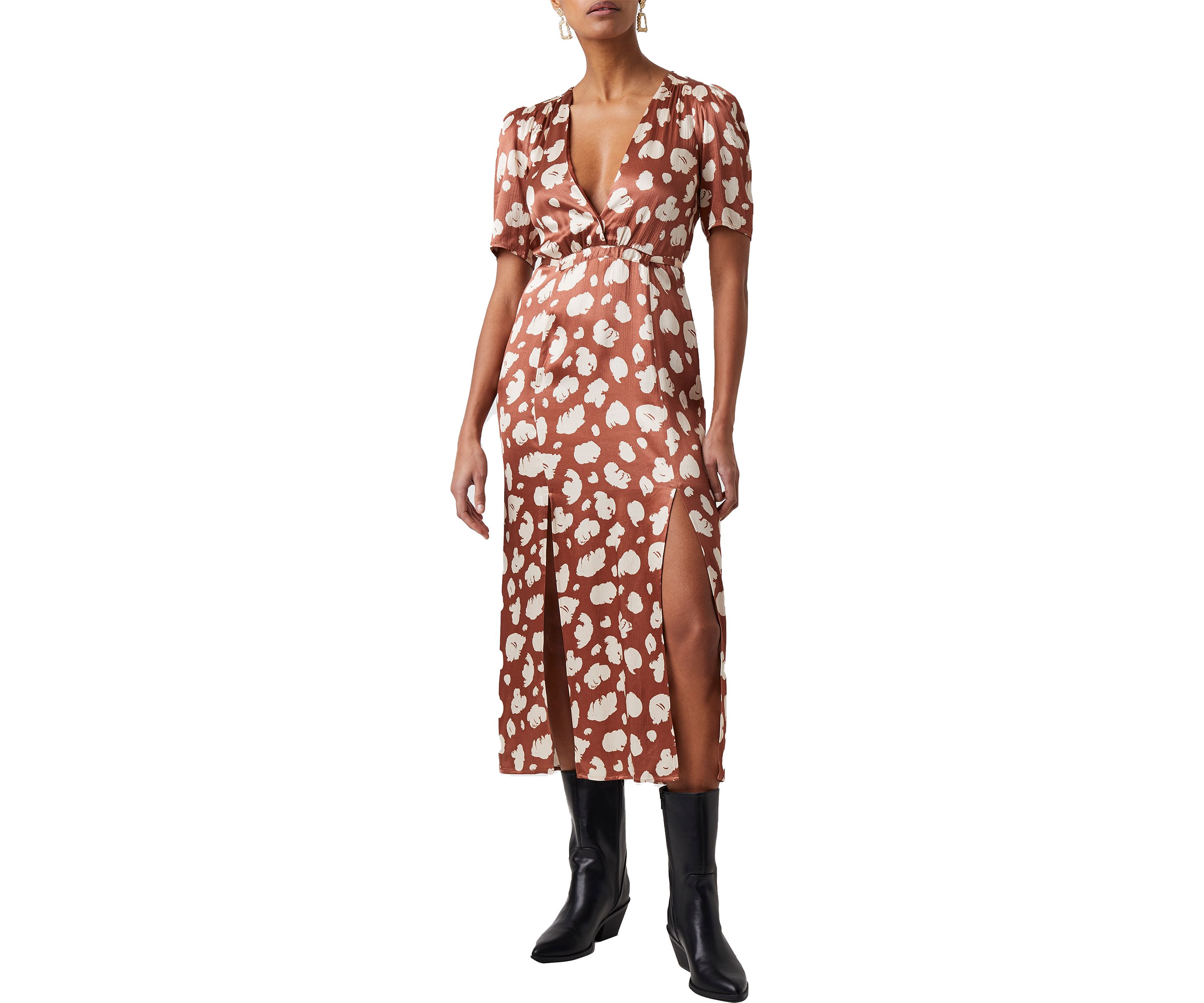 Aimee Front Slit Dress
