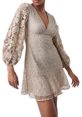 Long Sleeve Caballo Sequin Mini Dress