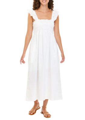 French Connection Sleeveless Cotton Maxi Dress belk