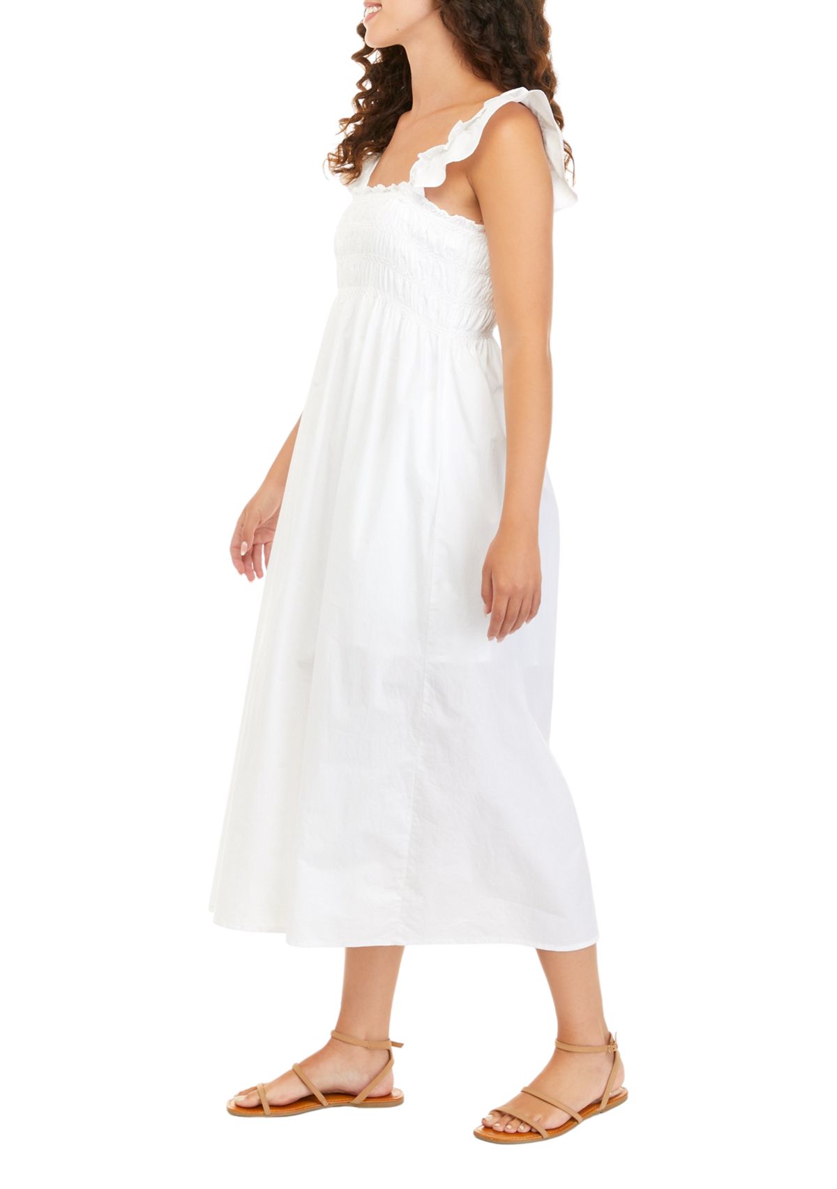 Sleeveless Cotton Maxi Dress