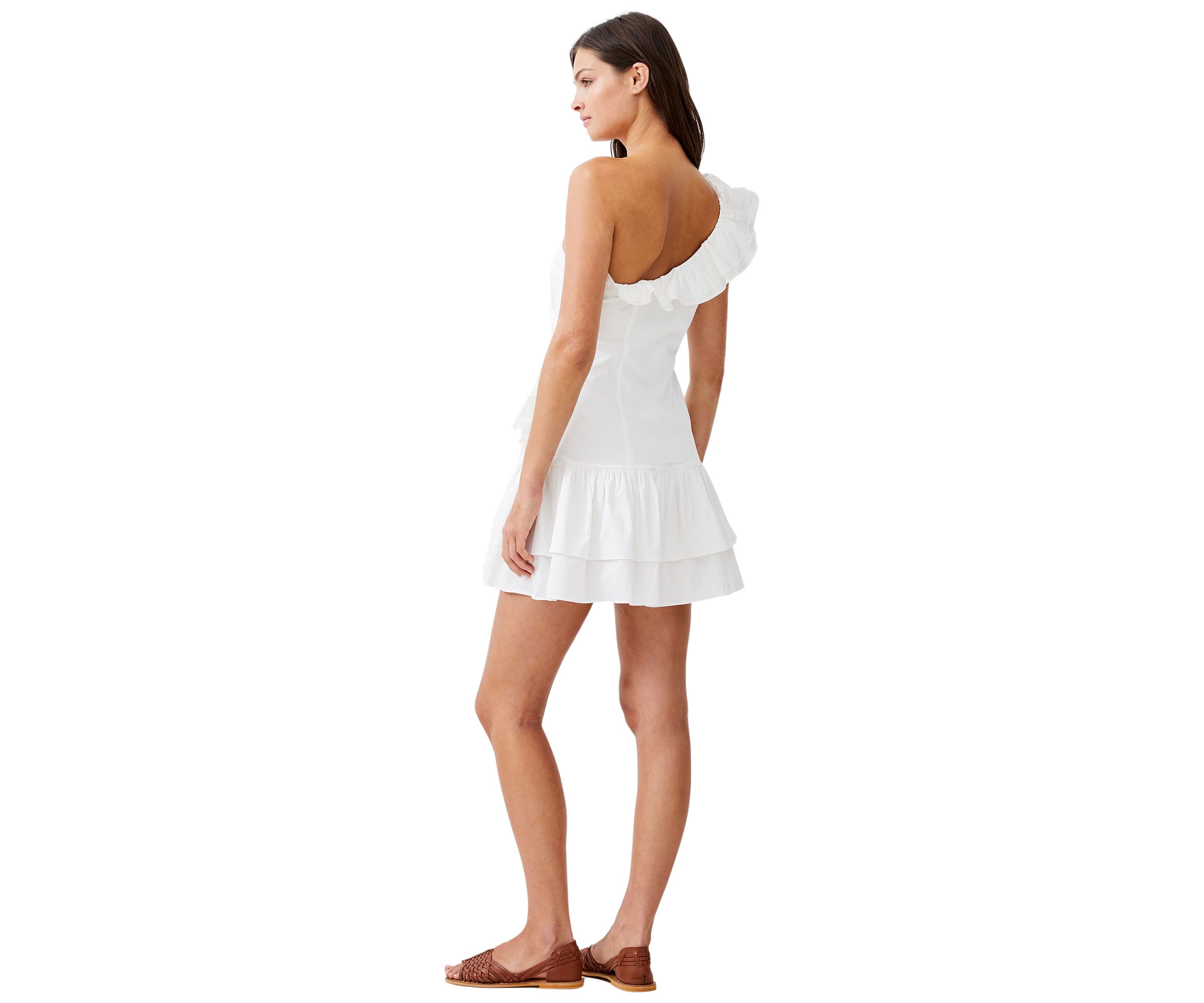 Florida Ruffle Shoulder Dress