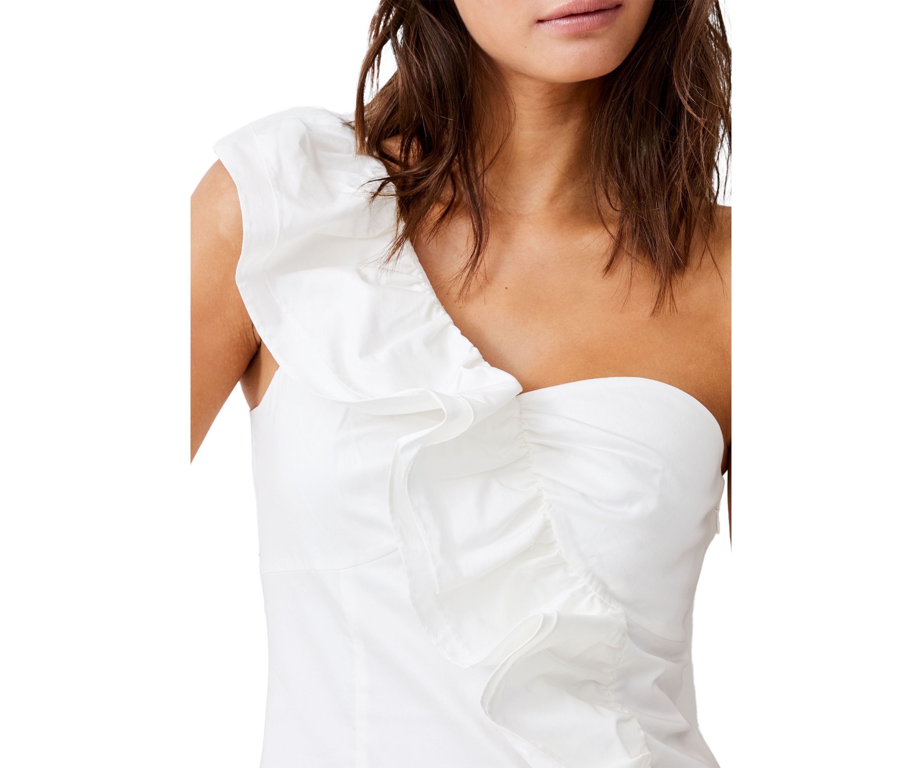 Florida Ruffle Shoulder Dress