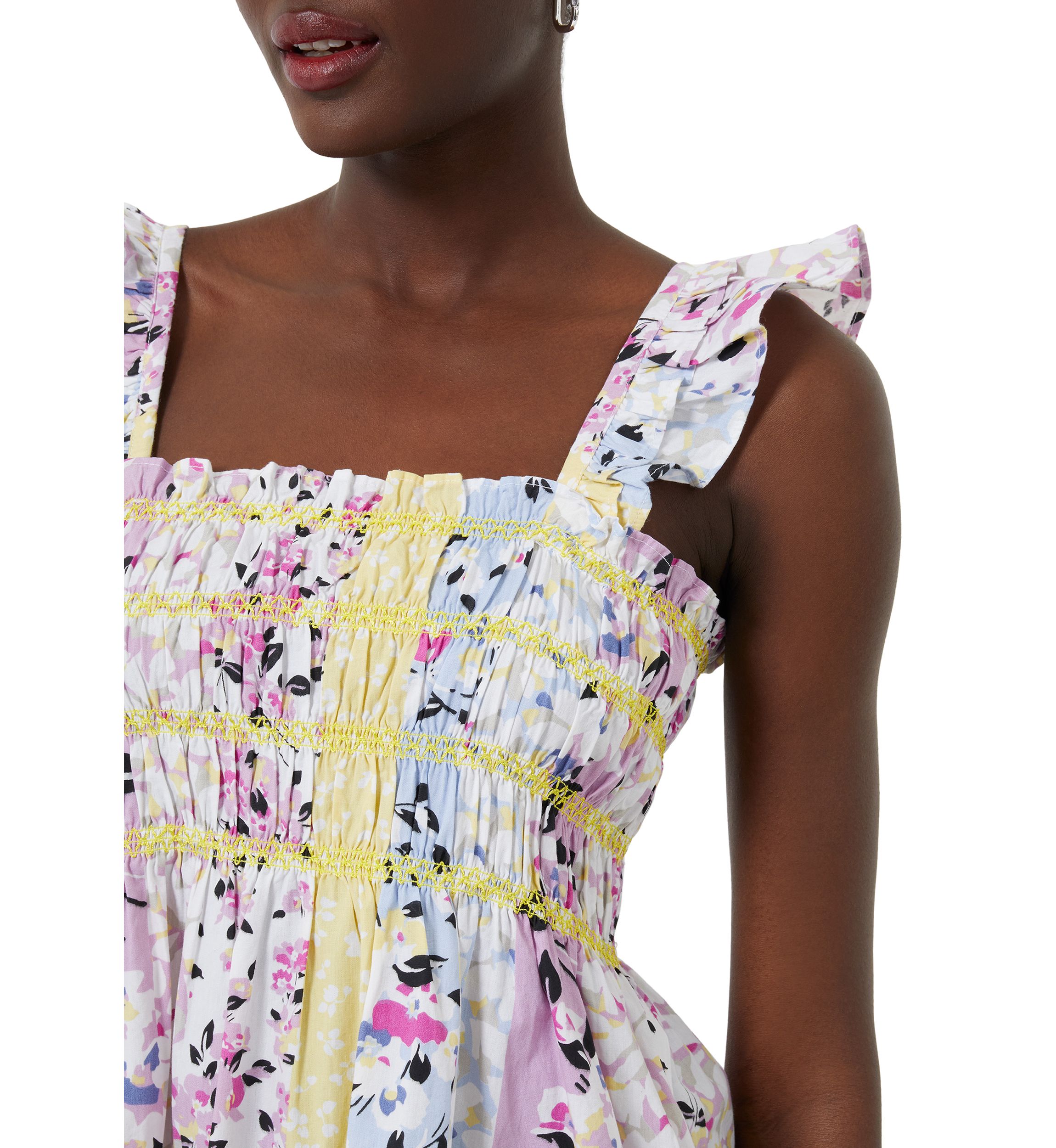 Isla Organic Ekeze Pop Mini Dress
