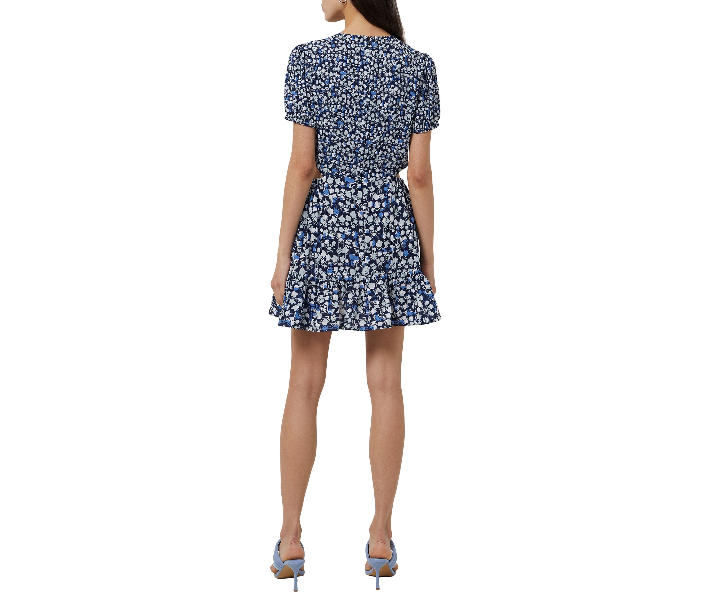 Puff Sleeve Floral Dress