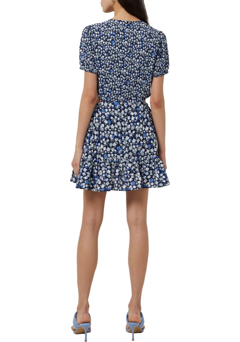Puff Sleeve Floral Dress