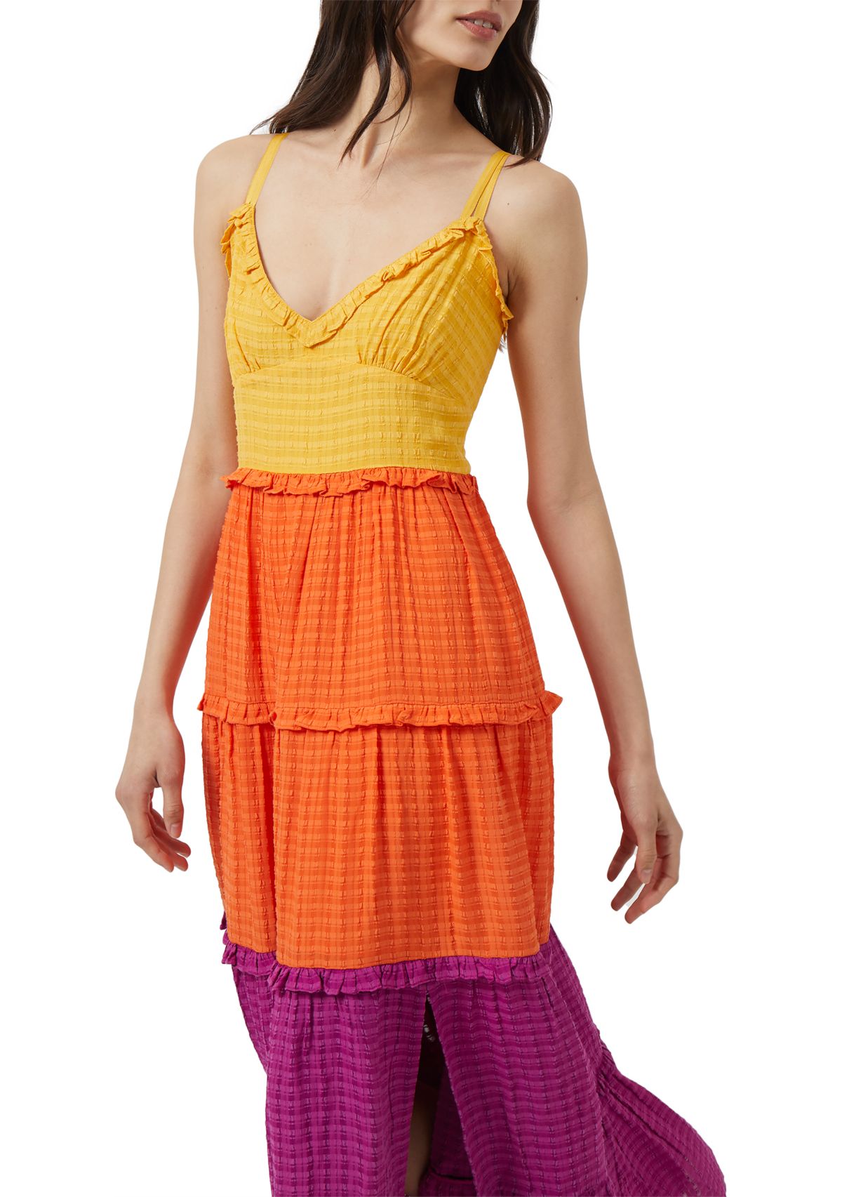 Adira Birch Tiered Maxi Dress