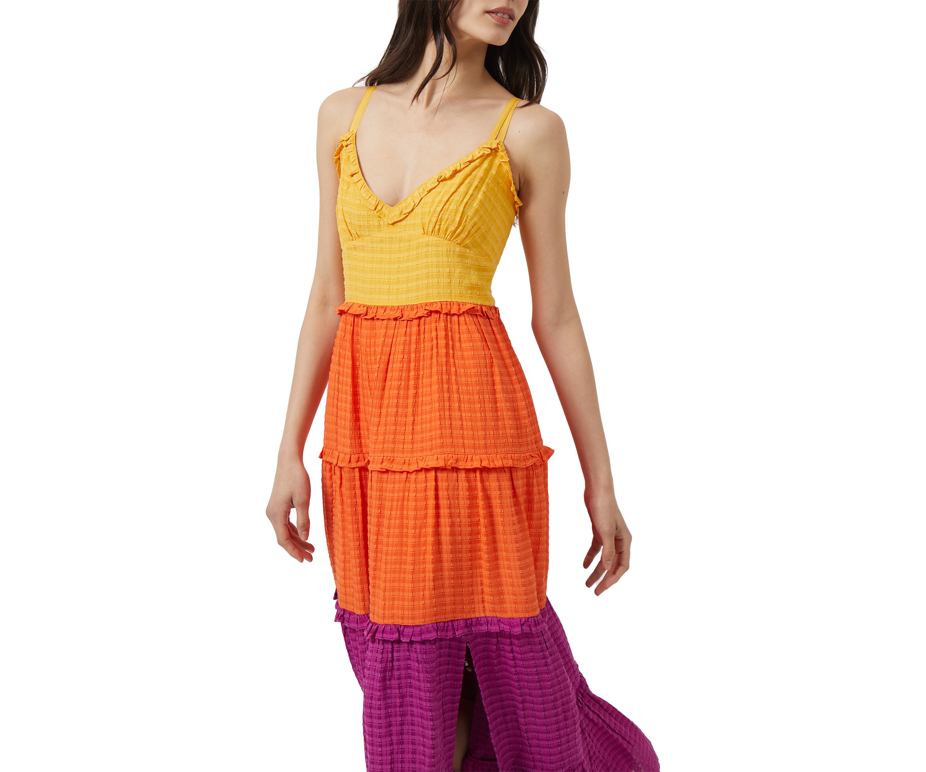 Adira Birch Tiered Maxi Dress