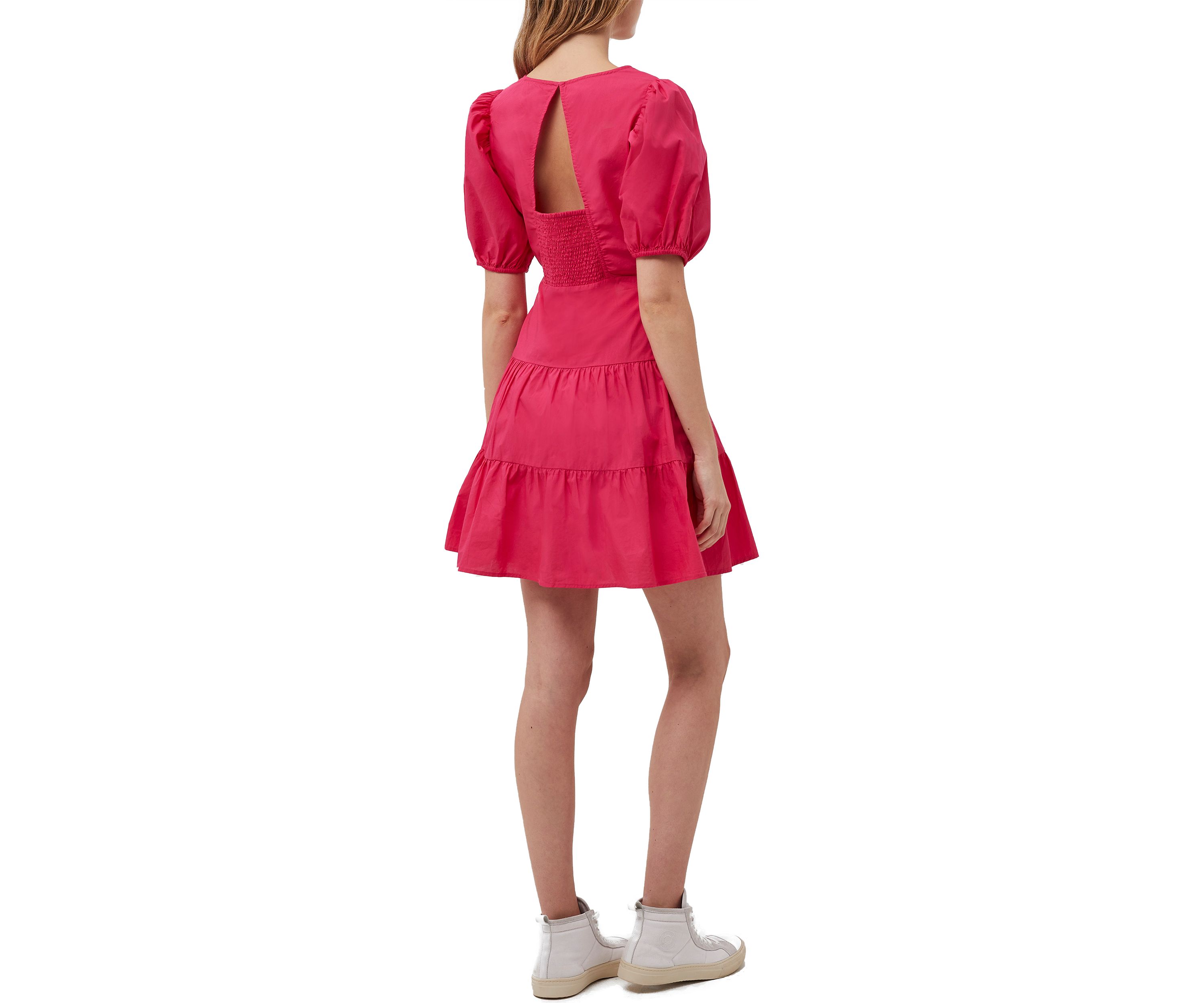 Birch Poplin Puff Sleeve Dress