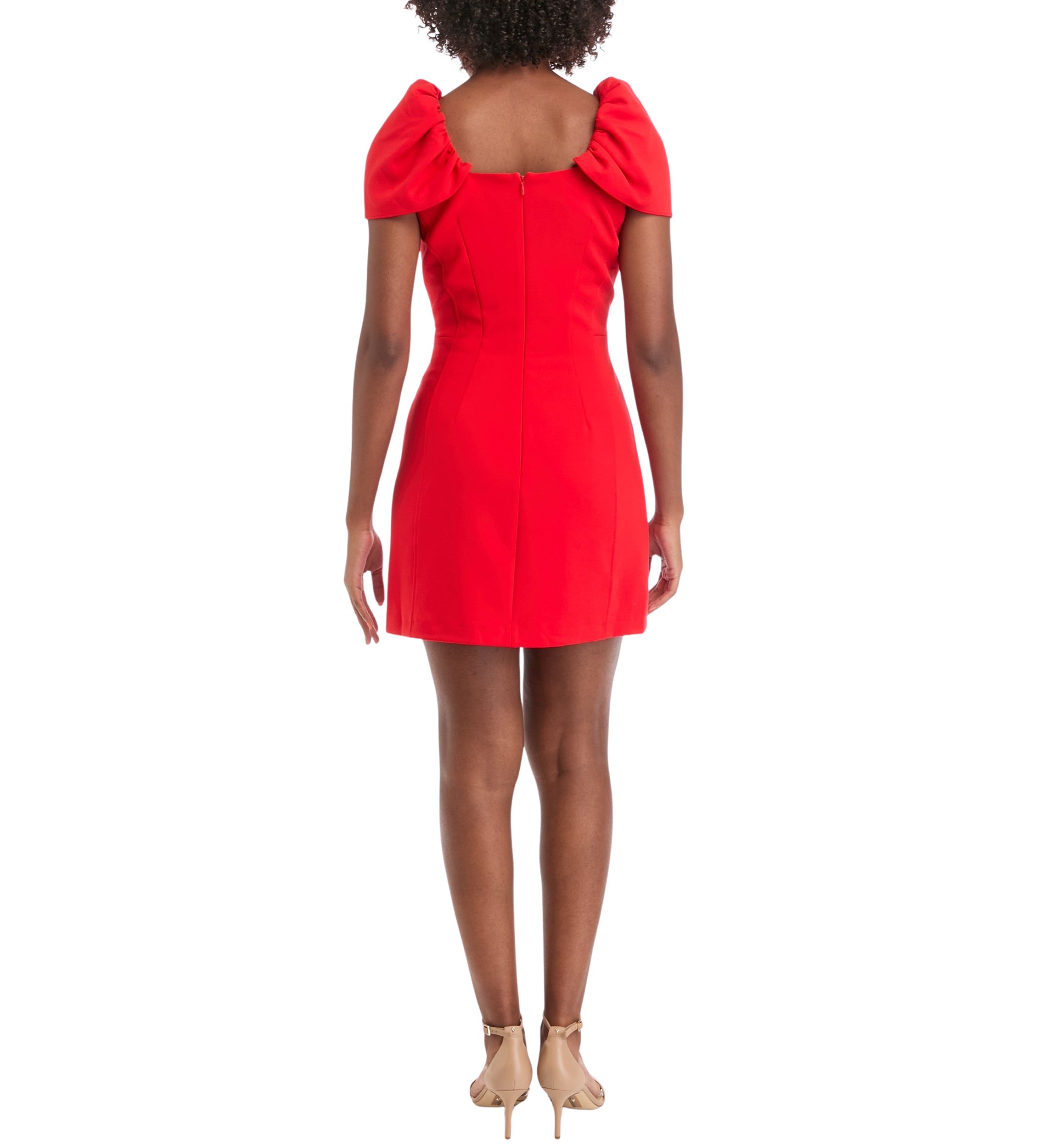 Womens Whisper Gathered Sleeve Dress
