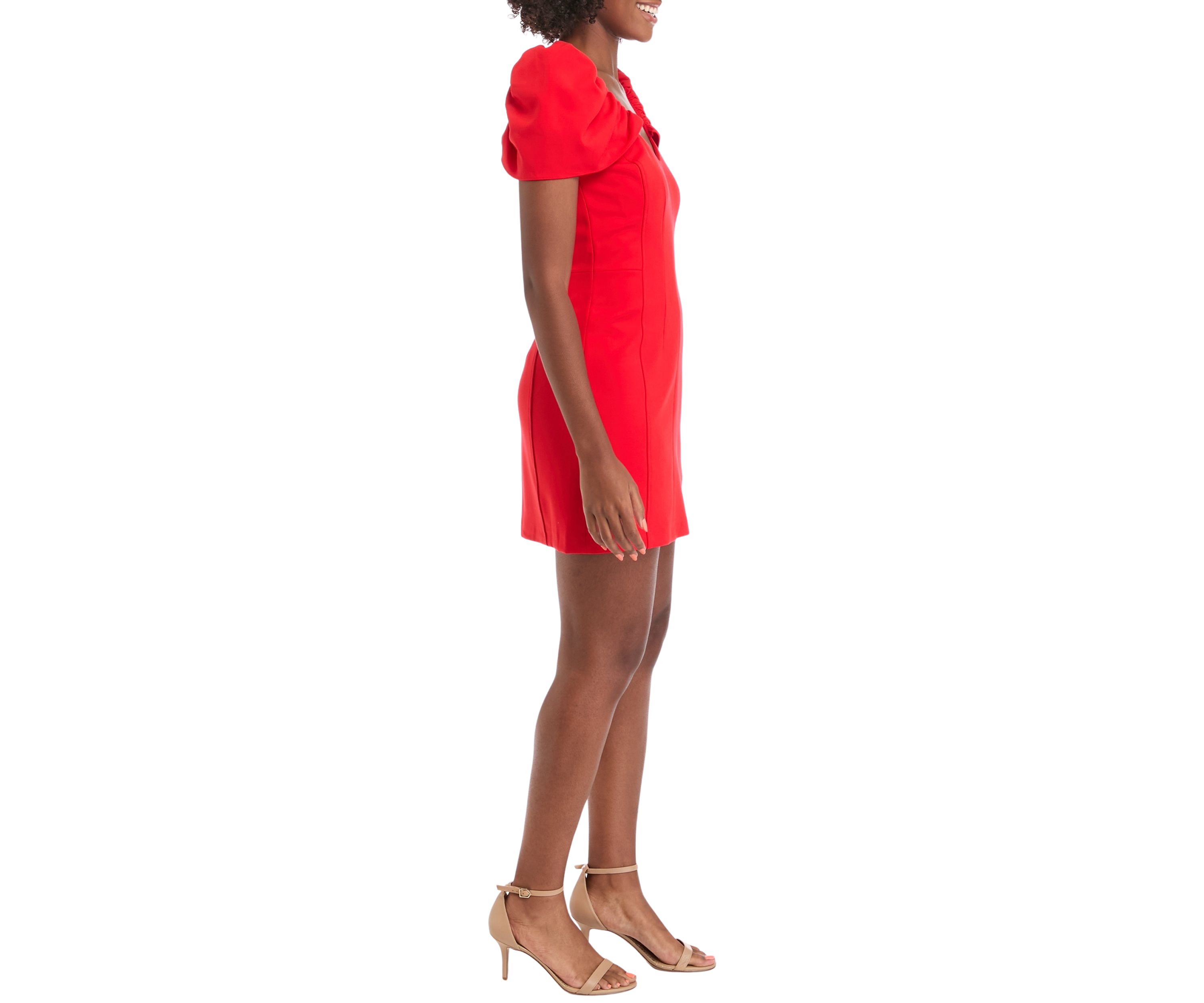 Womens Whisper Gathered Sleeve Dress