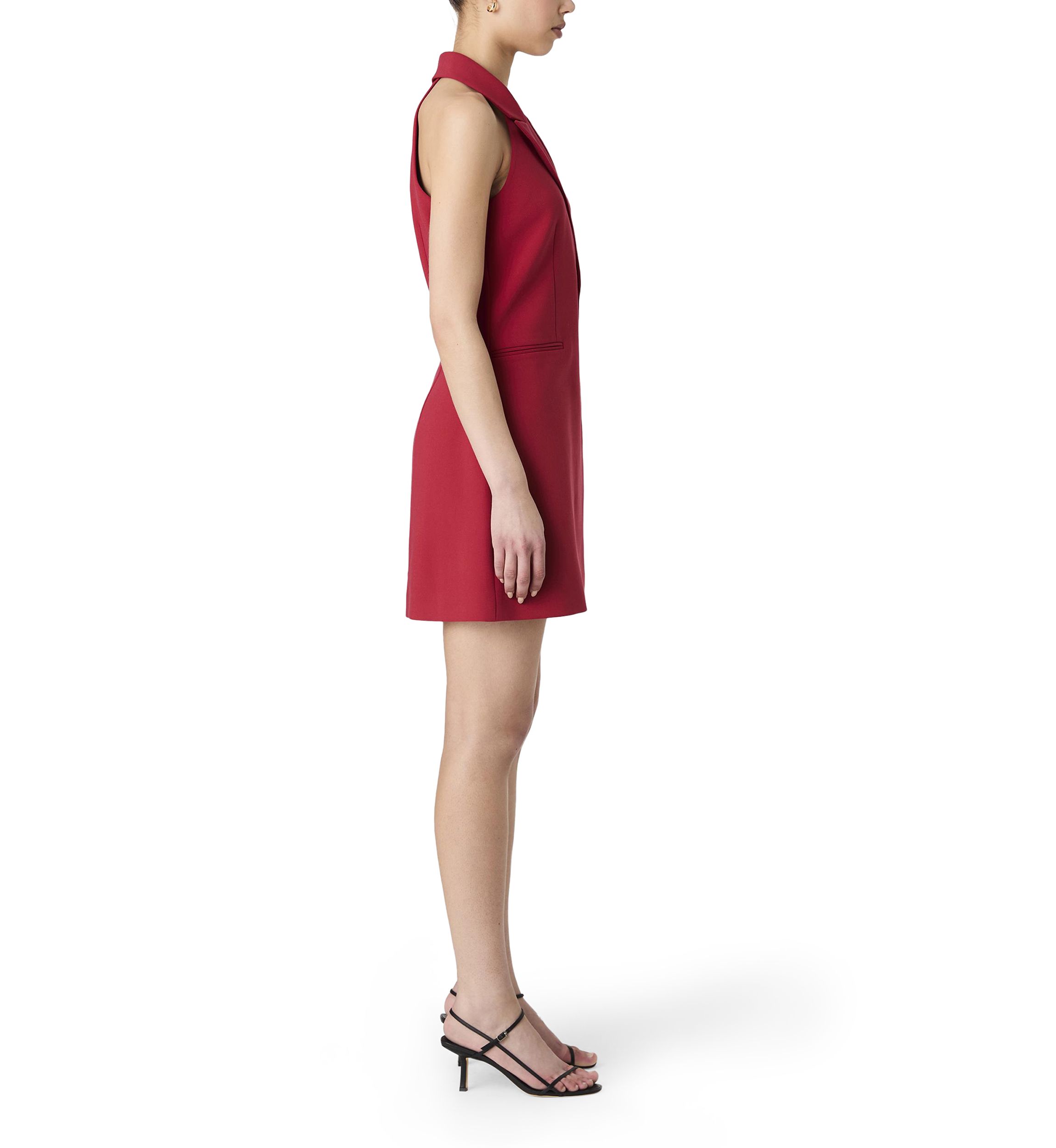 Whisper Halter Blazer Dress