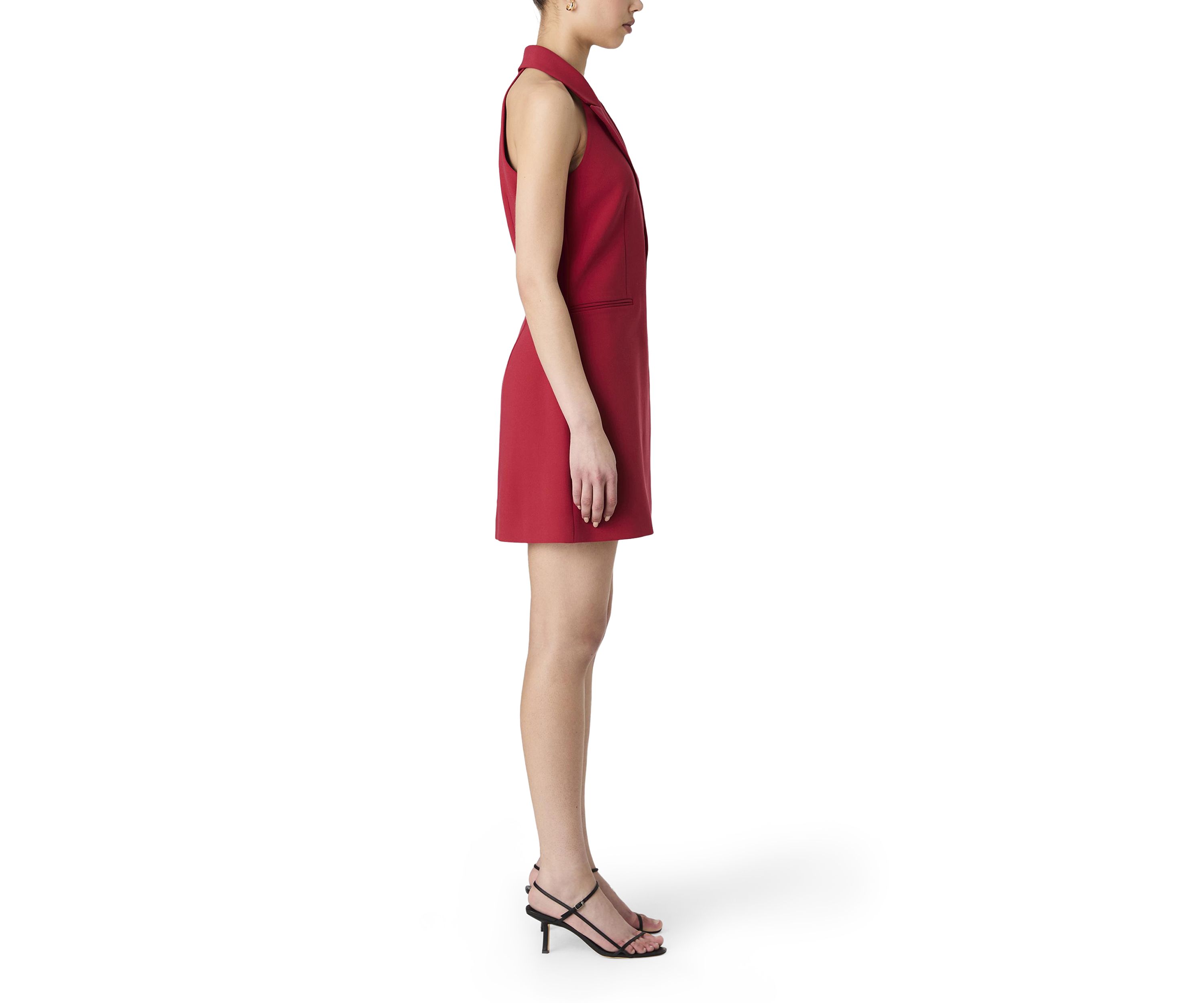 Whisper Halter Blazer Dress