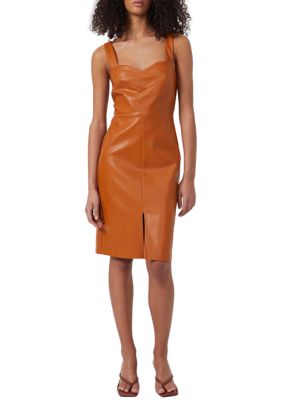 Crolenda Vegan Leather Dress