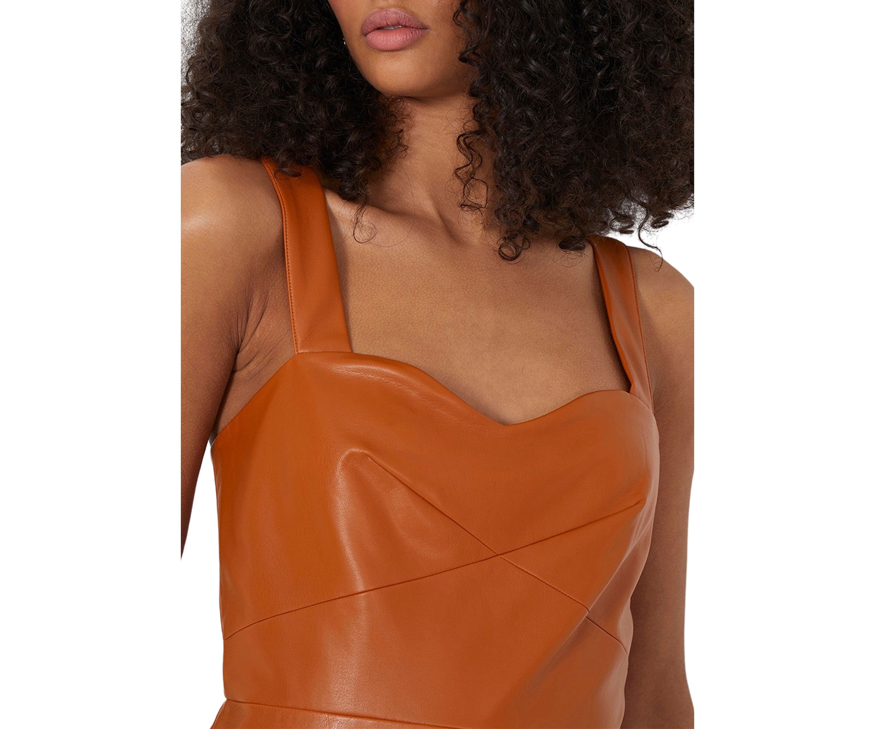 Crolenda Vegan Leather Dress 