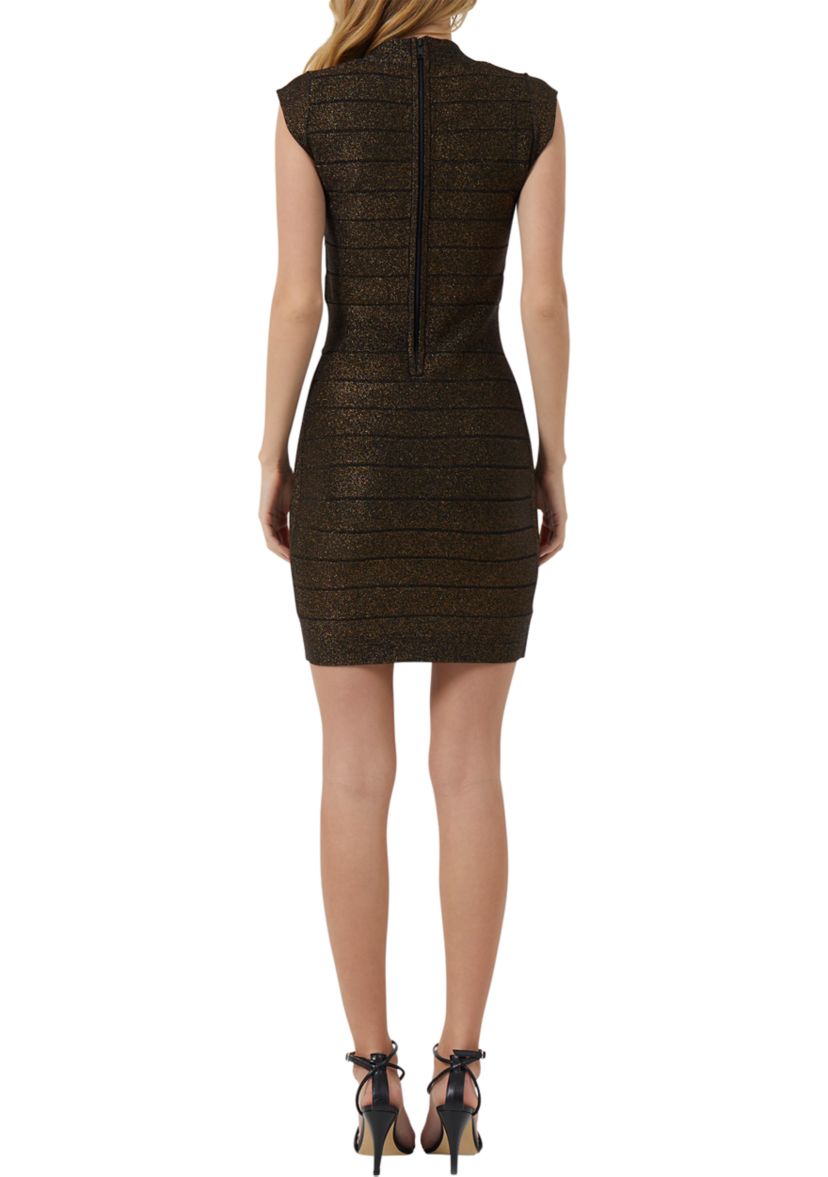 Danni Crepe Lurex Bodycon Dress