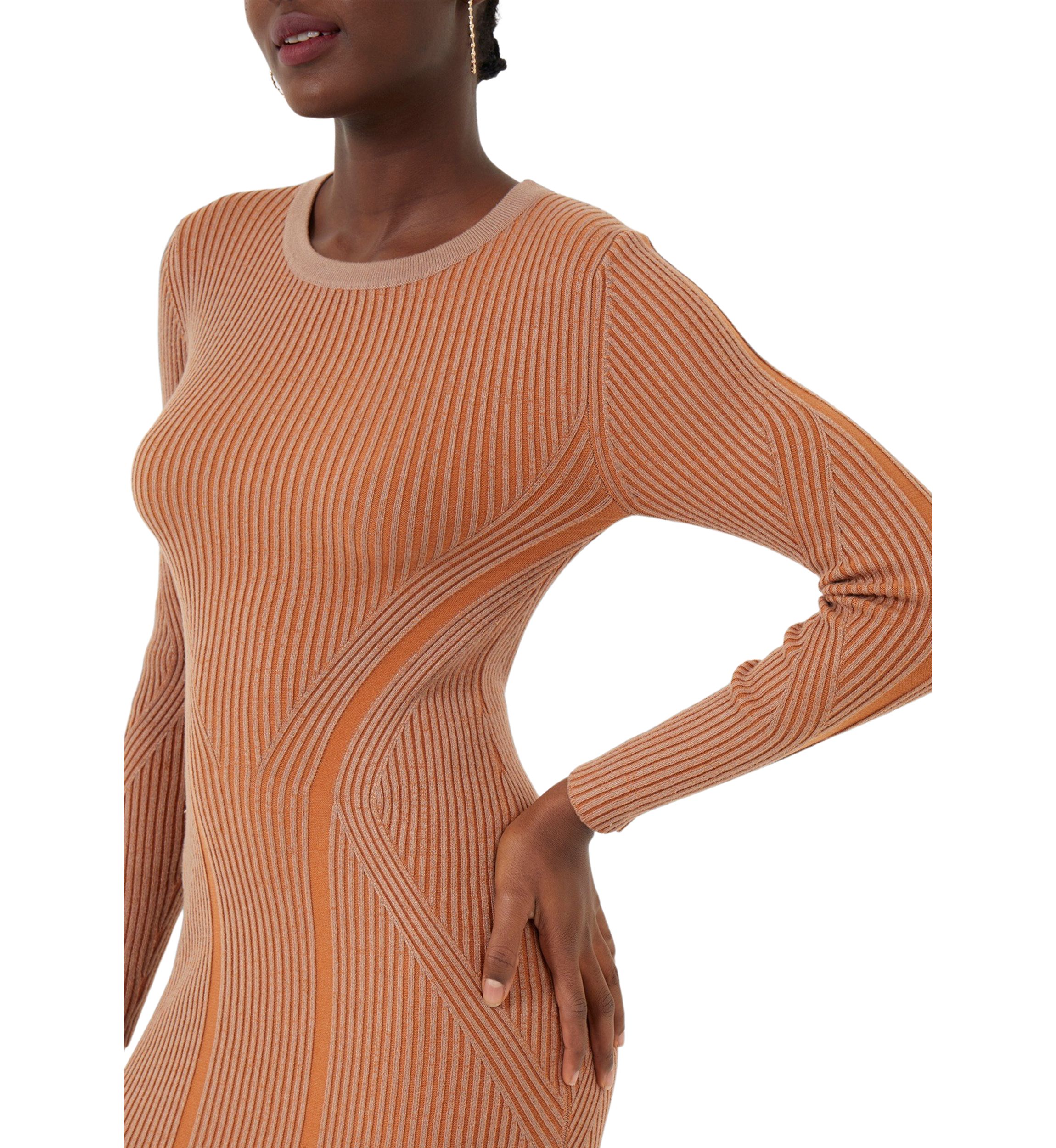 Simona Bodycon Long Sleeve Dress 
