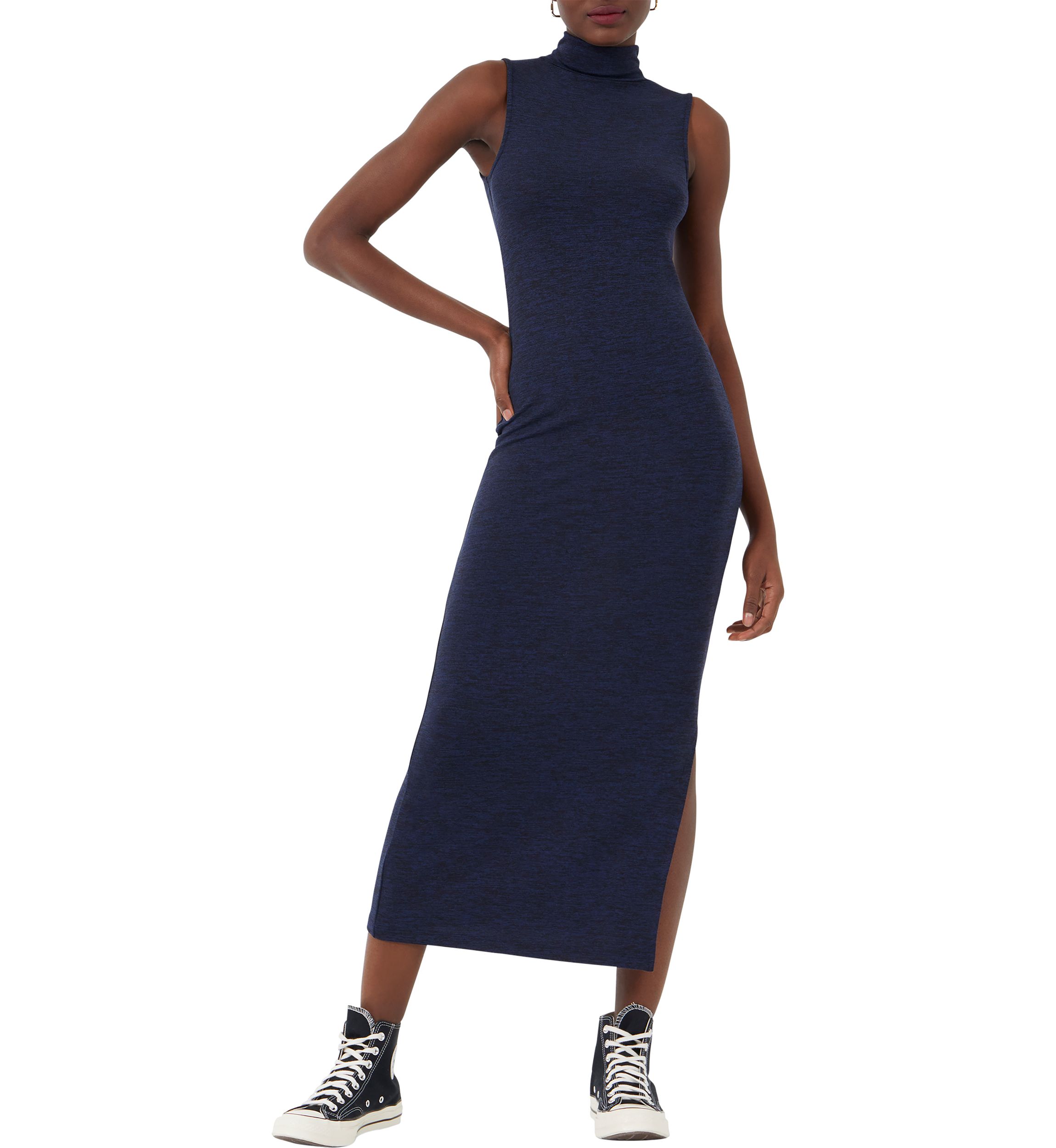 Sweater Turtleneck Dress 
