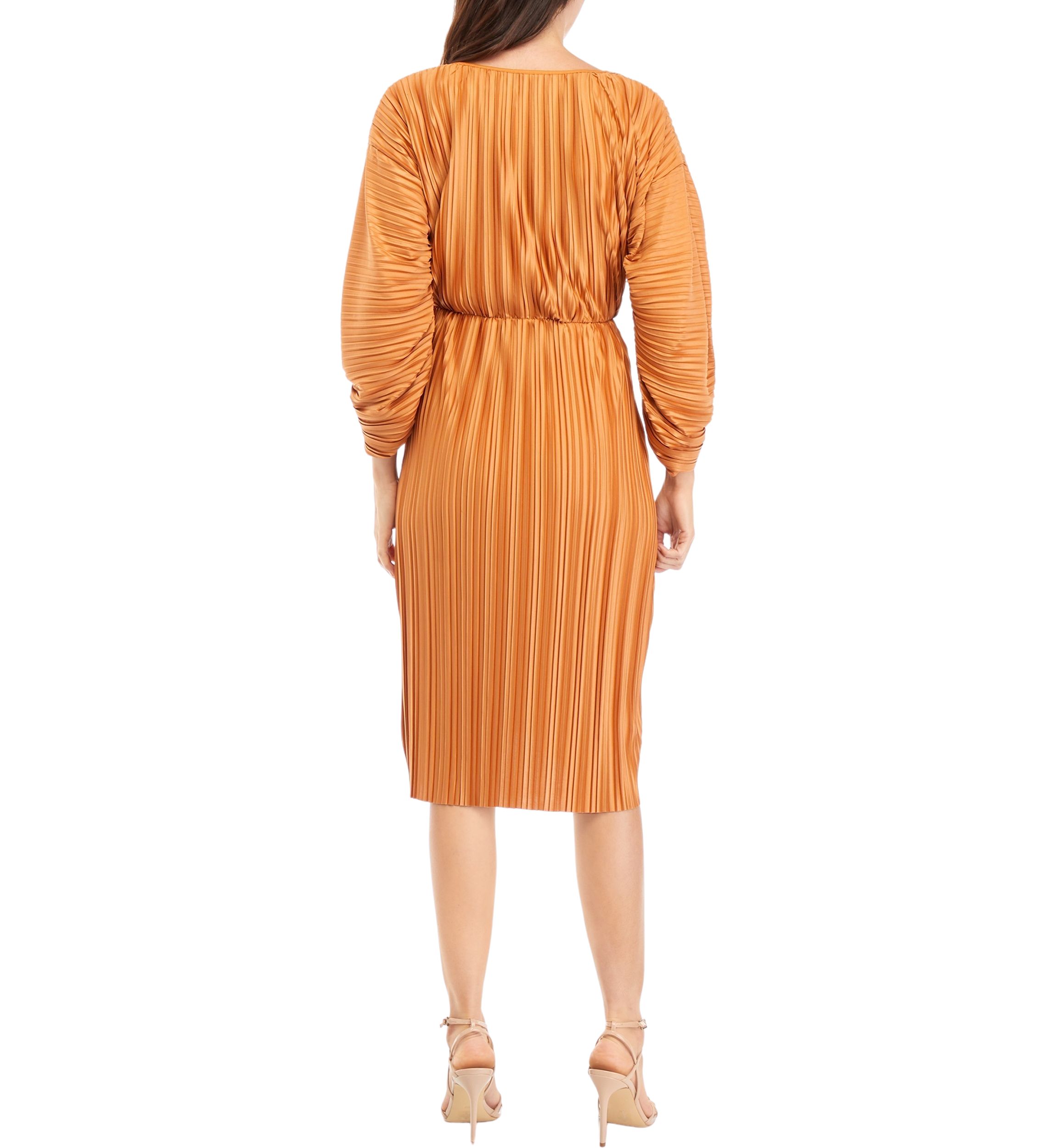 Regi Pleated Cut Out Dress