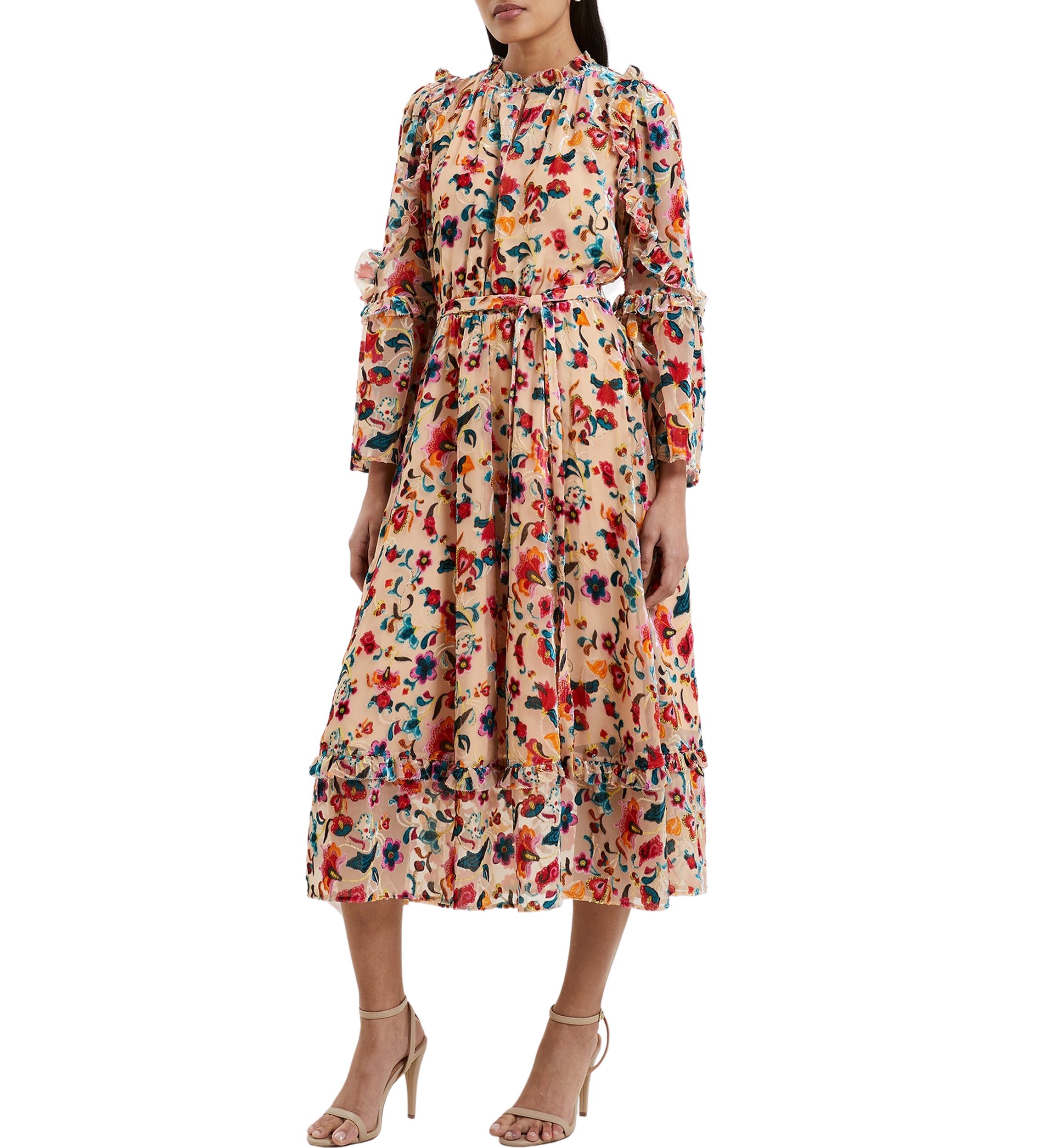 Avery Burnout Dress