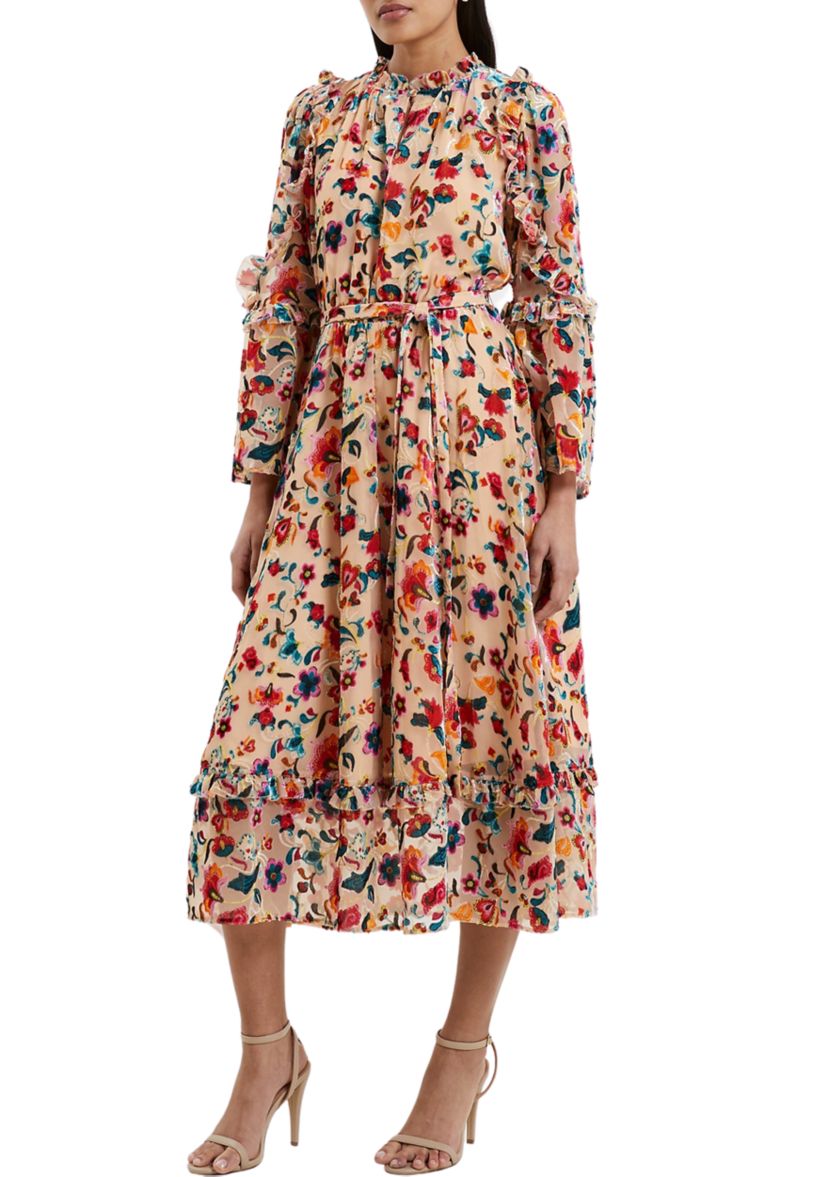 Avery Burnout Dress