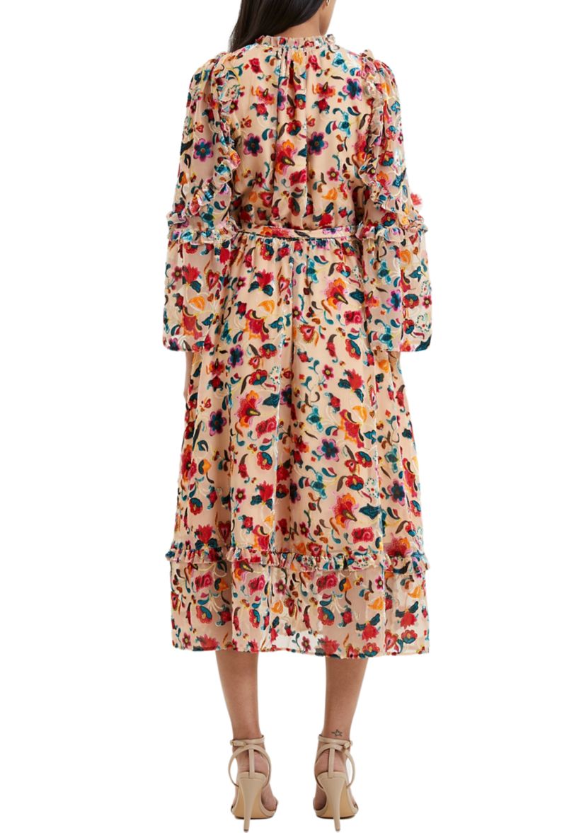 Avery Burnout Dress