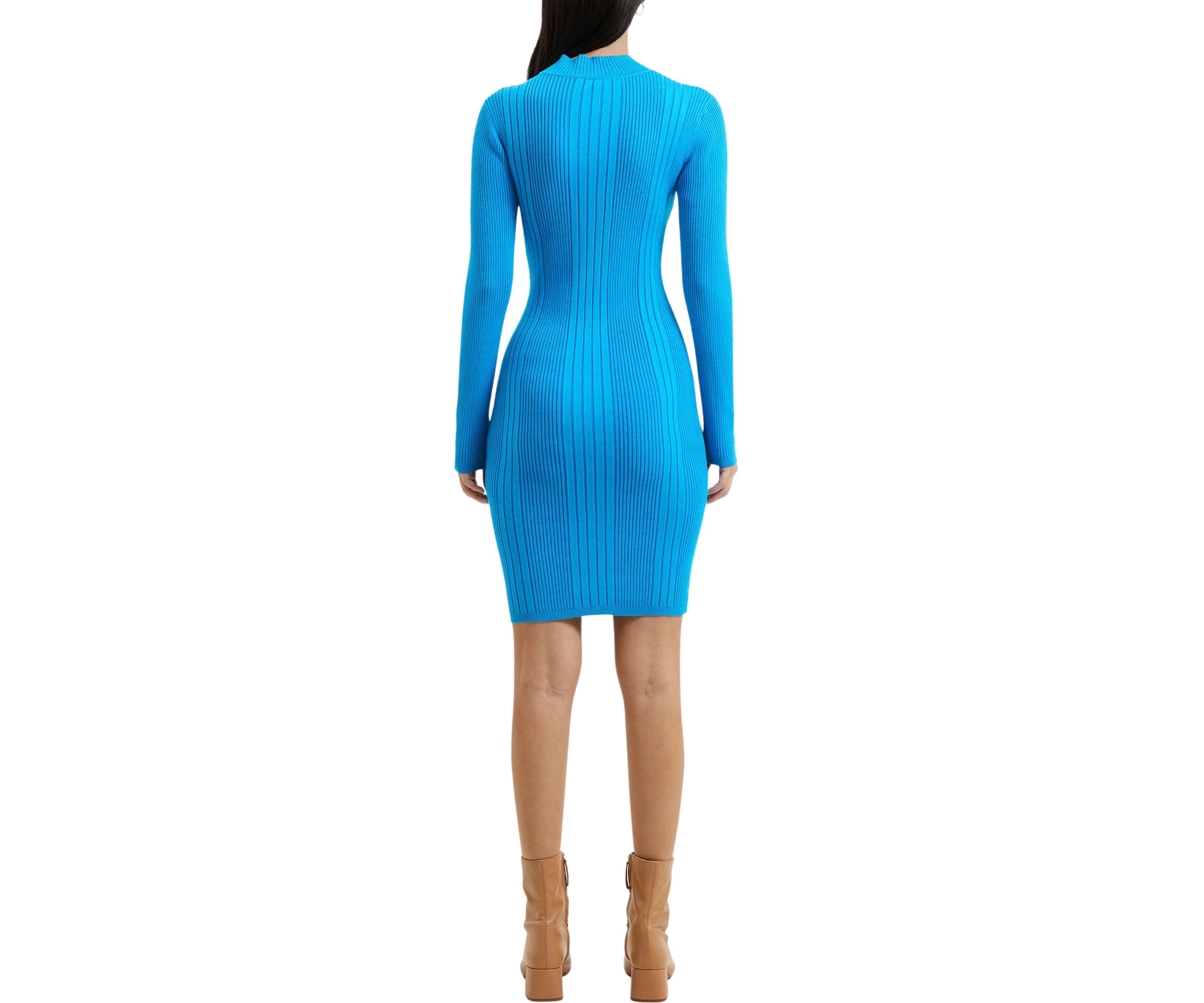 Long Sleeve Ribbed Bodycon Dress