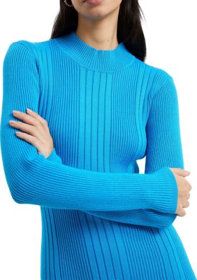 Long Sleeve Ribbed Bodycon Dress