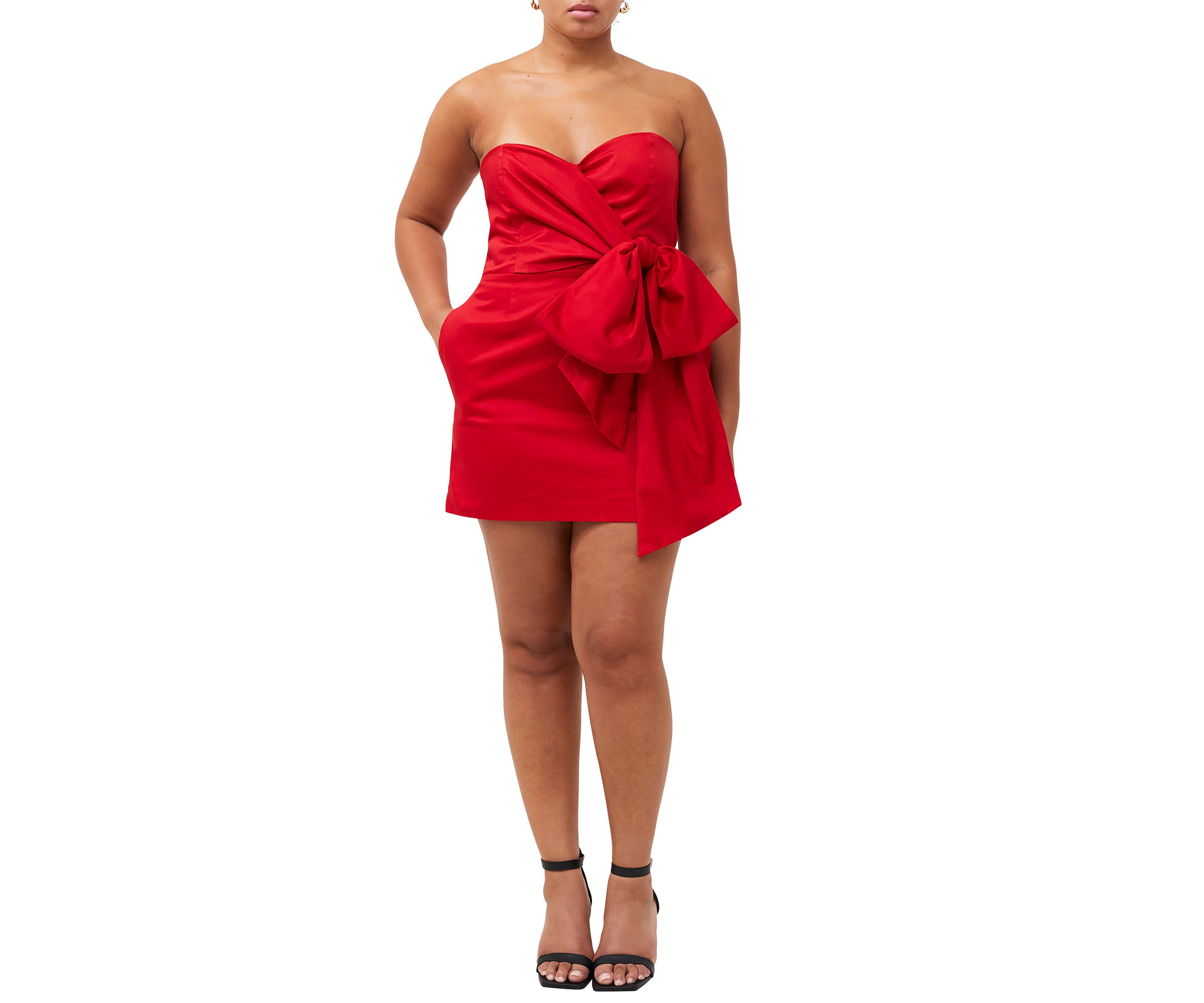 Florida Winter Strapless Dress