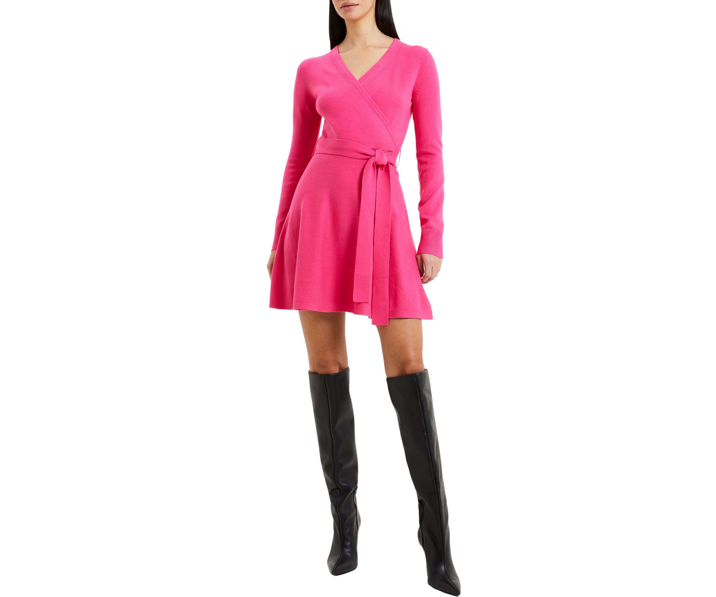 Babysoft Wrap Mini Dress