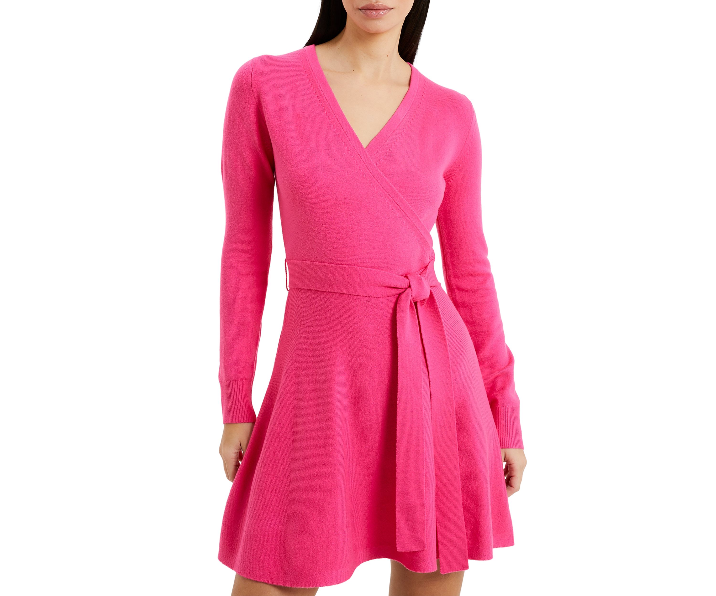 Babysoft Wrap Mini Dress