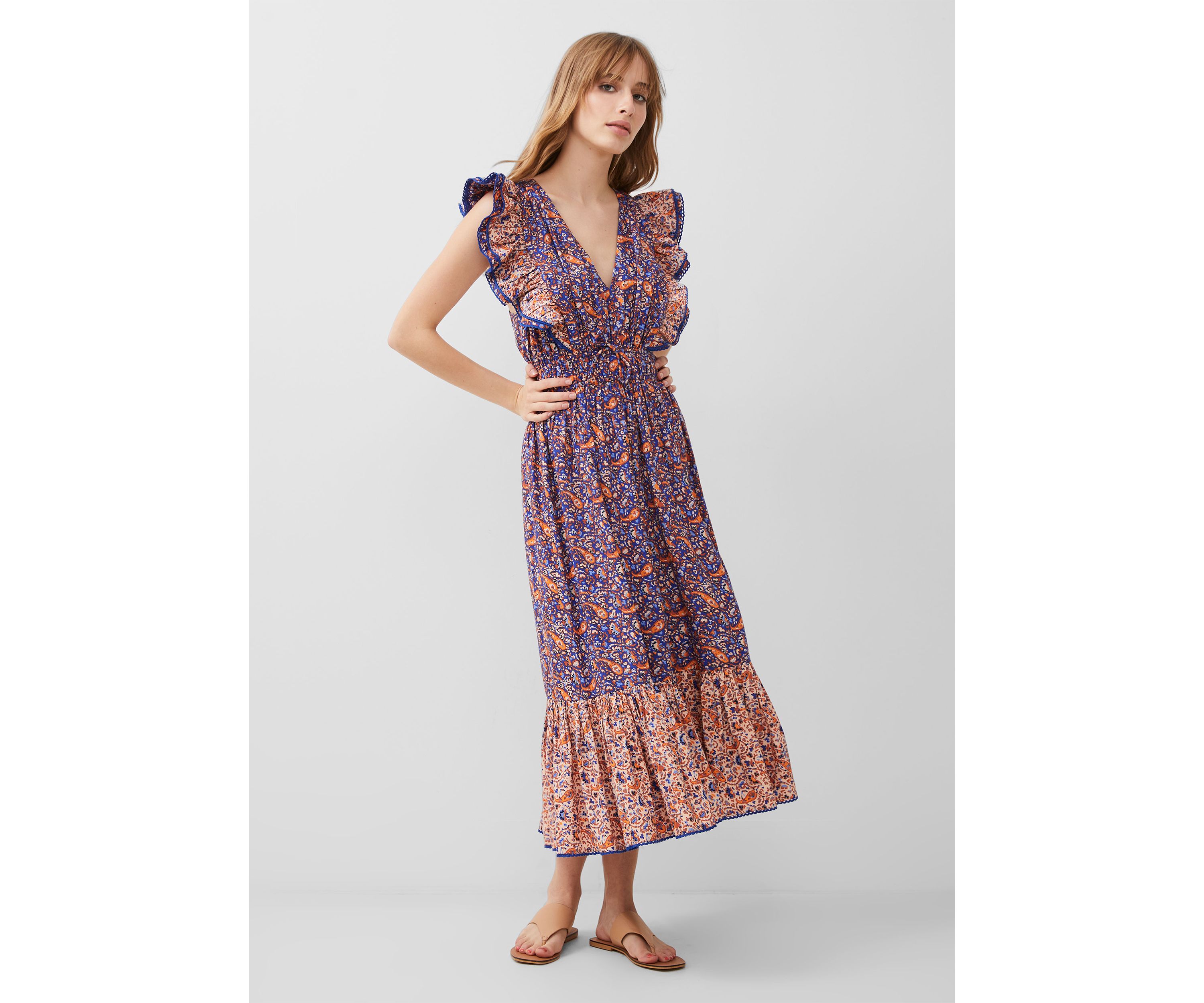 Anathia Blaire Printed Cotton Dress