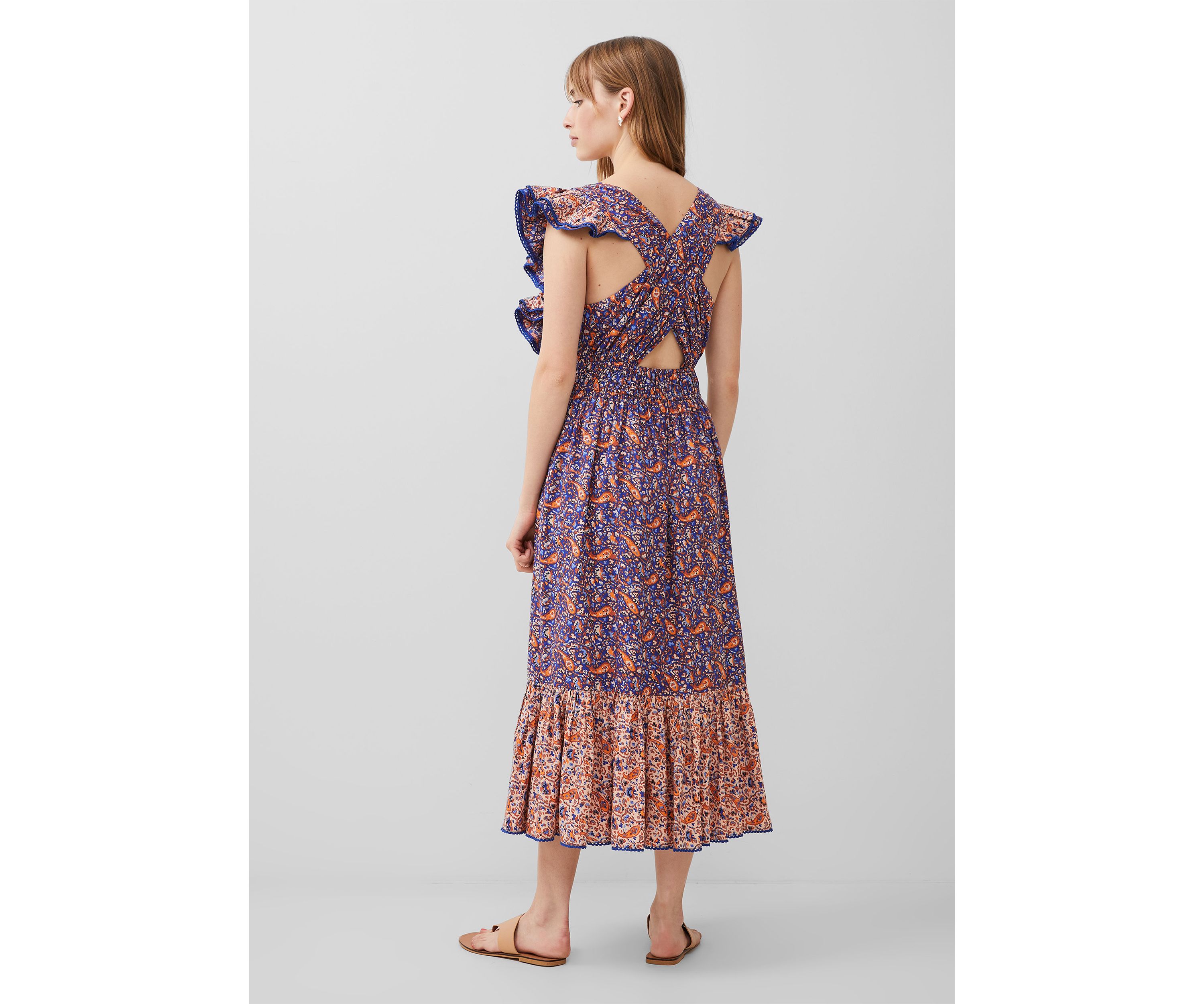 Anathia Blaire Printed Cotton Dress