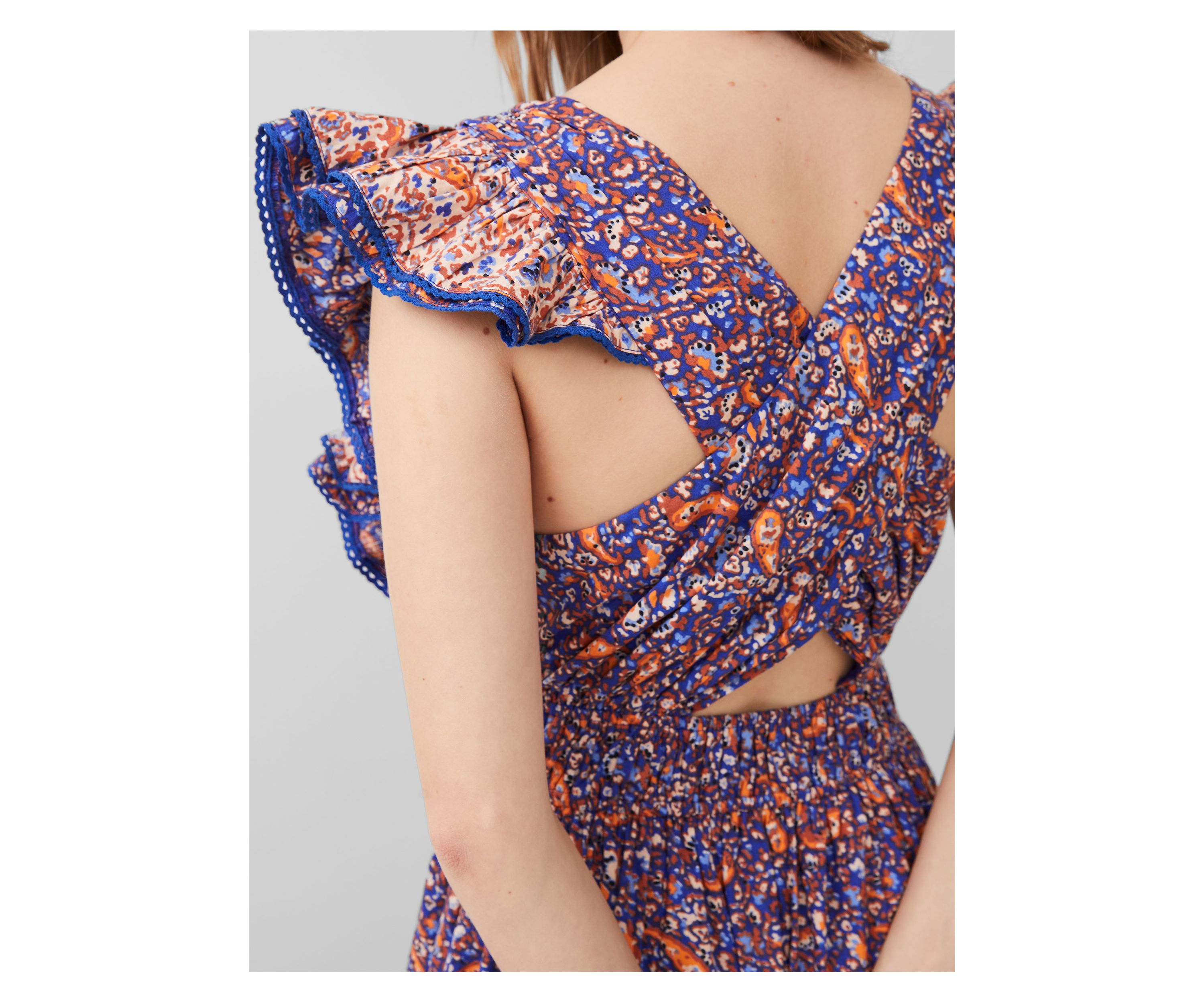 Anathia Blaire Printed Cotton Dress