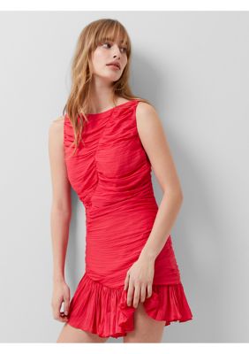 Althea Pleated Sleeveless Dress